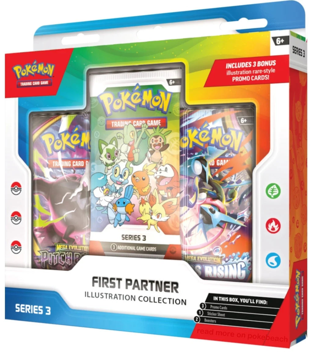 LIMIT 2] Pokemon First Partner Illustration Collection Series 3 Relea – Husky CardsLLC