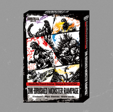 Load image into Gallery viewer, Godzilla Card Game: Ink-Brushed Monster Rampage Sleeve & Card Set