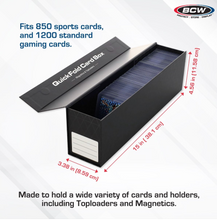 Load image into Gallery viewer, Pack of 3 BCW QuickFold Trading Card Magnetic or Toploader Storage Card Boxes