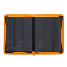 Load image into Gallery viewer, BCW Orange 9-Pocket Z-Folio LX Leatherette Album HOLDS 360 CARDS
