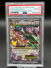 Load image into Gallery viewer, M Rayquaza Ex 76/108 Celebrations Classic Collection #76 GEM MINT PSA 10
