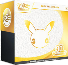 Load image into Gallery viewer, [LIMIT 2] 30th Celebration Elite Trainer Box - ME: 30th Celebration 9/16/2026
