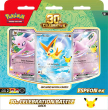 Load image into Gallery viewer, [LIMIT 2] 30th Celebration Battle Deck [Espeon ex]  Release: 10/30/2026 (Copy)
