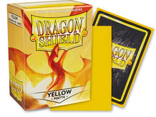 Load image into Gallery viewer, Dragon Shield Sleeves: Standard Matte - Yellow 100CT
