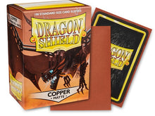 Load image into Gallery viewer, Dragon Shield Sleeves: Standard Matte - Gold 100CT

