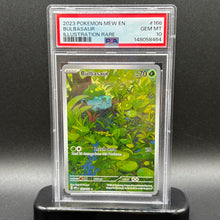 Load image into Gallery viewer, Bulbasaur 151 Art Rare Card 166/165 PSA 10

